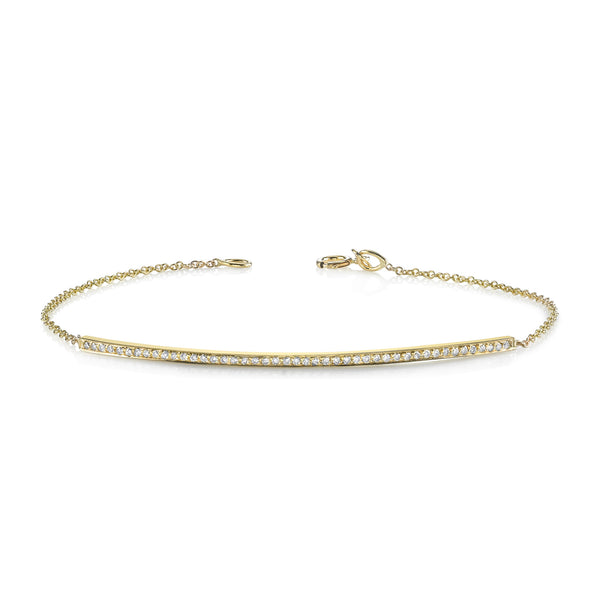 Carrie Hoffman Jewelry | Pave Bar & Chain Bracelet