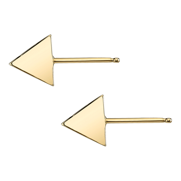 Carrie Hoffman Jewelry | Flat Triangle Studs