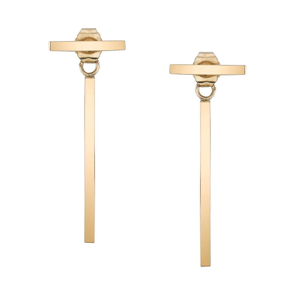 Carrie Hoffman Jewelry | Bar Back Drop Studs