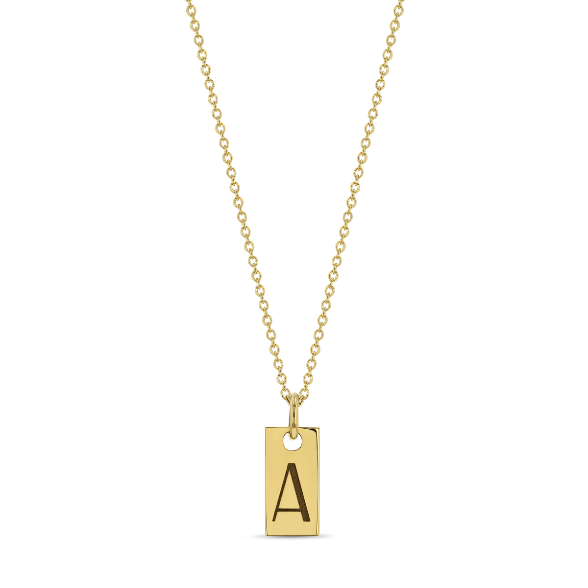 Gold Little Letter Necklace by Sophie – Father Rabbit Limited