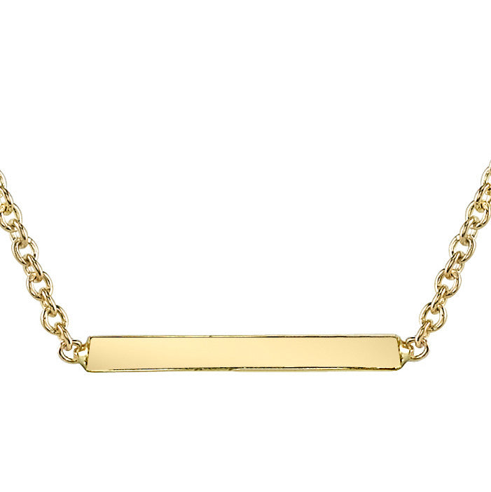 Carrie Hoffman Jewelry | Mini Straight Bar Necklace
