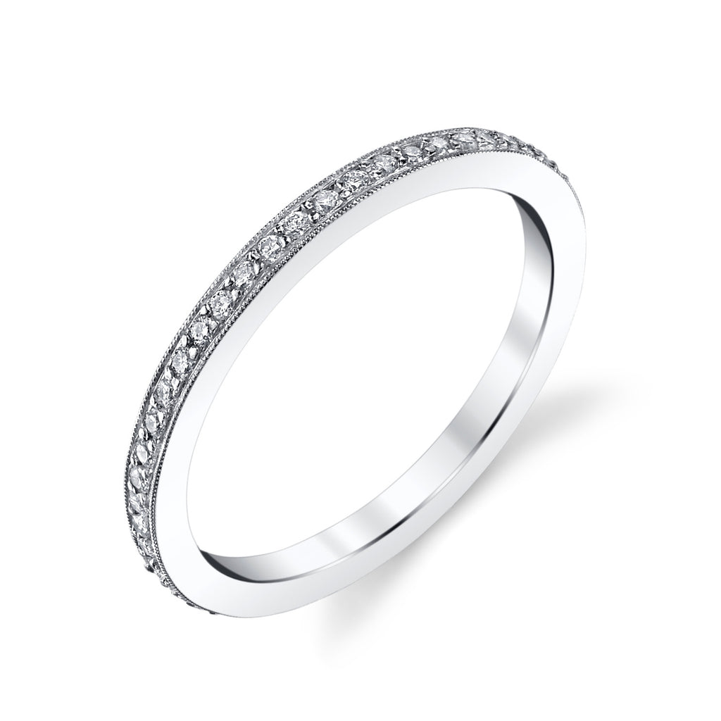 Pave Circle Ring white gold