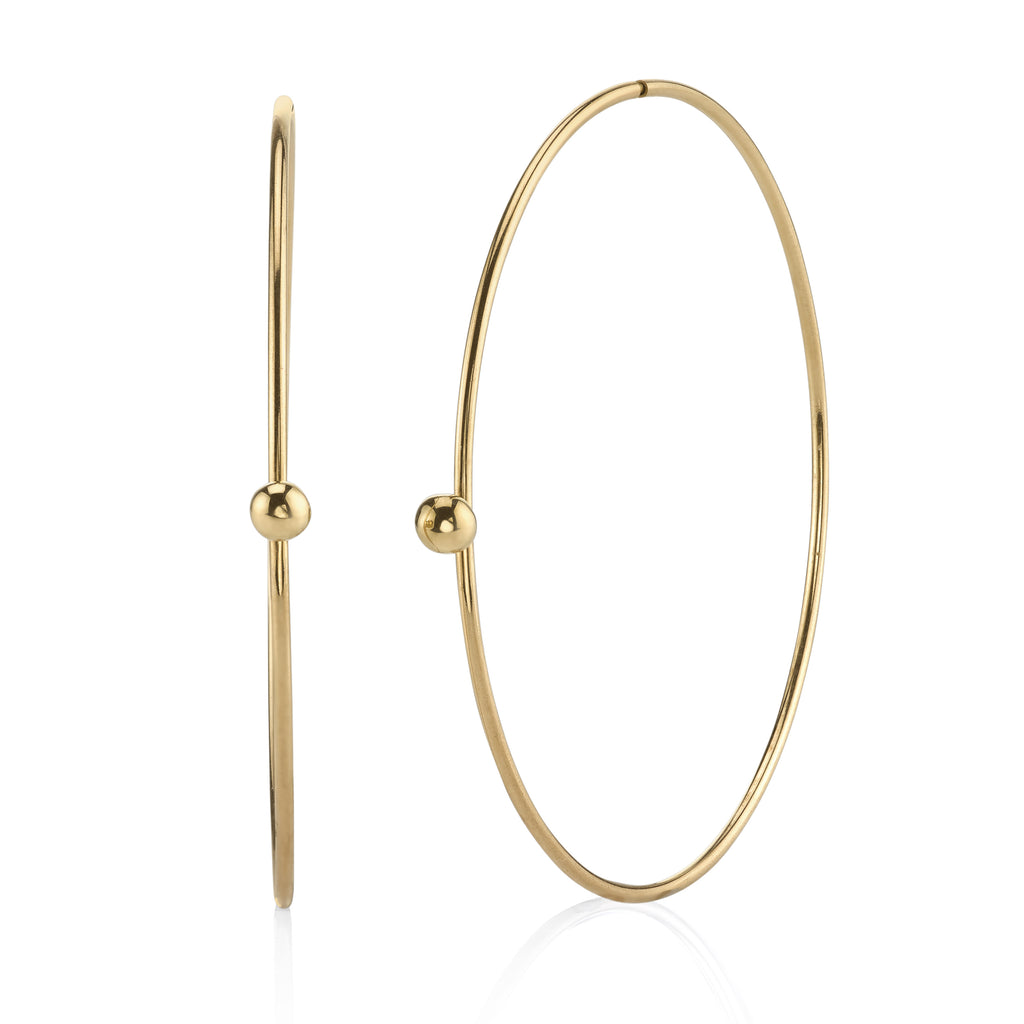 Carrie Hoffman Jewelry | Large Sphere Hoop