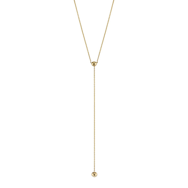 Carrie Hoffman Jewelry l Sphere Lariat Necklace