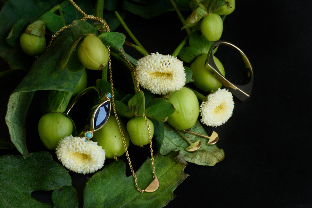Carrie Hoffman Jewelry | Half Moon Necklace