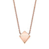 Polyhedron Necklace white gold