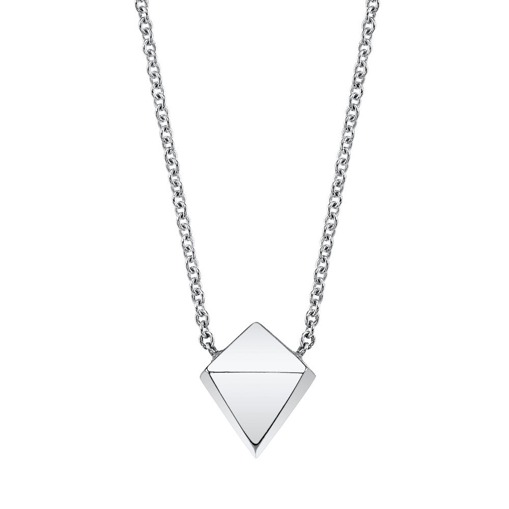 Polyhedron Necklace rose gold