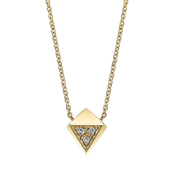 Carrie Hoffman Jewelry l Pave Polyhedron Necklace