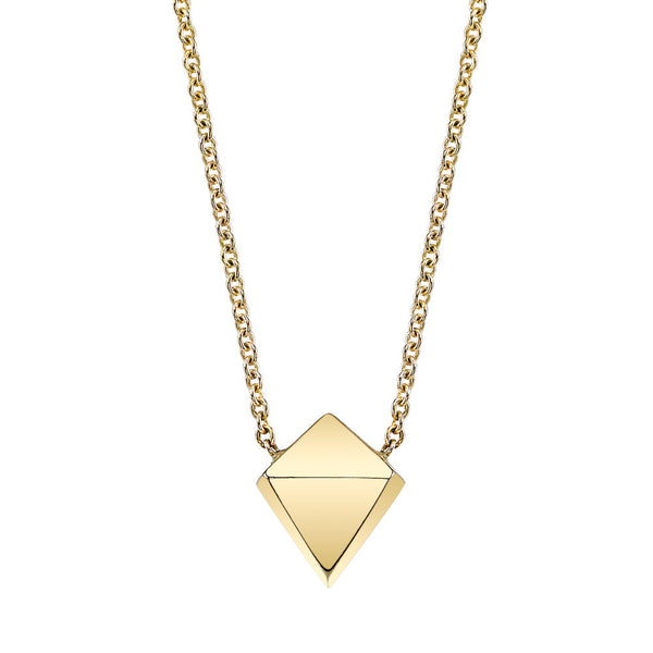 Polyhedron Necklace yellow gold